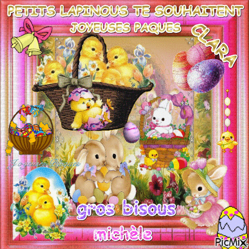 joyeuses pâques à CLARA